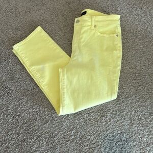 Talbots Women’s Straight Leg Crop Yellow Jeans

Size 8